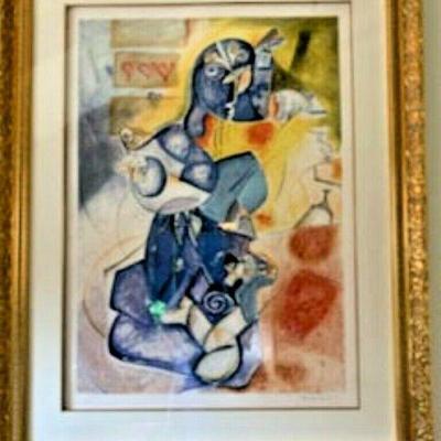 SM029: NECHITA "BLUEBERRY MAN" LITHOGRAPH SIGNED & # (85/149) 24X36 LOCAL PICKUP  https://www.ebay.com/itm/123942364065