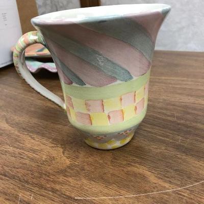 LAN708: Mackenzie Childs Hand Made Pottery Mug  https://www.ebay.com/itm/113941638146
