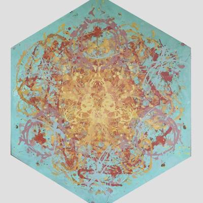 ML3009: Conner McManus Art Triple Collision 67â€³x57â€³ Acrylic on canvas 2016  https://www.ebay.com/itm/123974601927