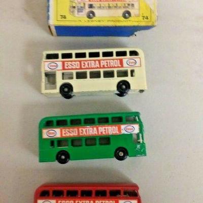 WY0277 MATCHBOX DIE CAST VEHICLE #74 DAIMLER BUS THREE BUS LOT. RED, WHITE AN  https://www.ebay.com/itm/113928000926