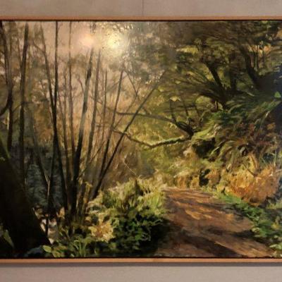 ML3005: Conner McManus Art Point Reyes Trail 40â€³ X60â€³ Giclee and Acrylic on Birch  https://www.ebay.com/itm/113966017253