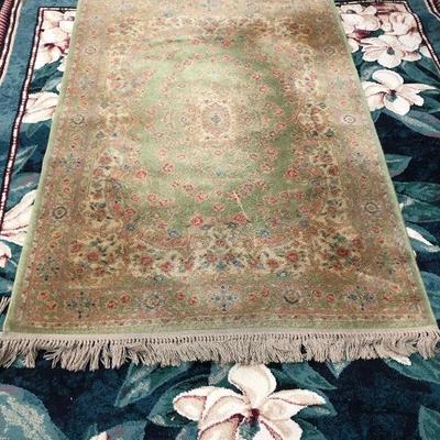 LAN736: Antique Middle Eastern Area Rug Hand Lund 78"X 52"  https://www.ebay.com/itm/113989607651