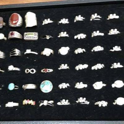 LAN747: Sterling Silver Rings $35 each or 4 for $100   - Only available offline at office