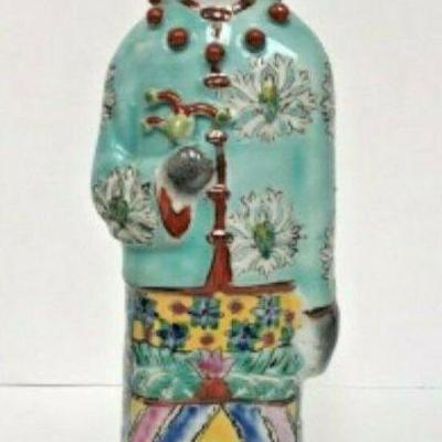 SM040: DECORATIVE CERAMIC SCULPTURE OF ORIENTAL MAN  https://www.ebay.com/itm/113920893355