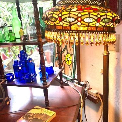 Tiffany style lamp sold