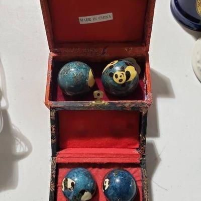 2 Sets of Asian Baoding Balls Chinese Meditation B ...