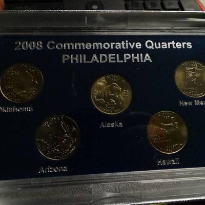2008 Commemorative Quarters- Philadelphia in case