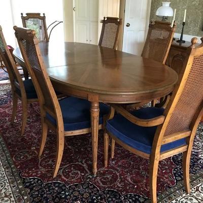 Heritage dining table and 6 chairs $995
100 X 44 X 29