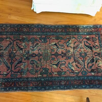 Antique Handwoven Persian rug $350
55 X 31