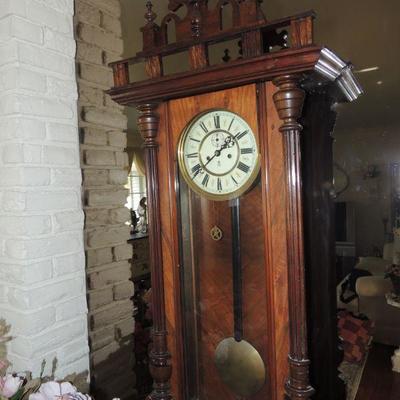 1800's Gustov Becker regulator clock