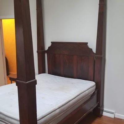 mid-Victorian four-poster bed $350