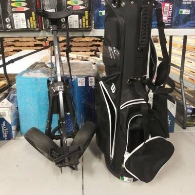 Wilson Golf Bag With Golf Bag Carrier.