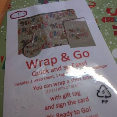 Wrap & Go Trim A Home 3 Packs Wrapping Paper Gift ...
