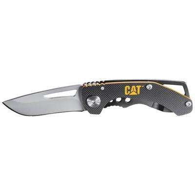 Cat 5 Drop Point Folding Knife 2 Stainless Steel ...