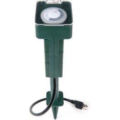 Outdoor Analog Timer, 6 Outlet