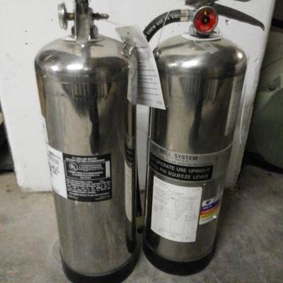 Pair of Class 2A Fire Extinguishers Water