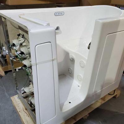 422: Therapy Tubs Model 3052-WL Air Jetted Walk In Tub
Measures approximately 30