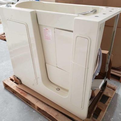 410: Therapy Tub Model 2645BR with Jets and Pumps
Tub does have some cracks along top edge, doesnt appear to have any cracks below the...