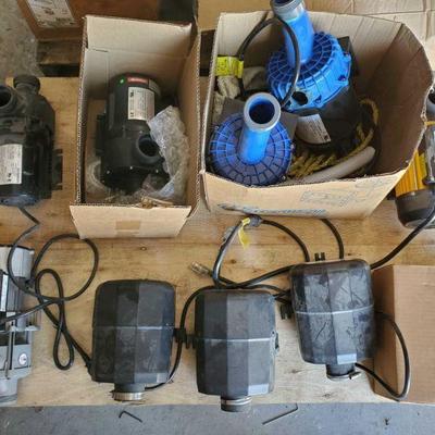 1523: Various Whirlpool Bath Pumps and Heated Air Blowers
Model No's: NR4-C, NR120, MB42E0231AS/UL, TDA120, WW075, 994-15012-J0-S