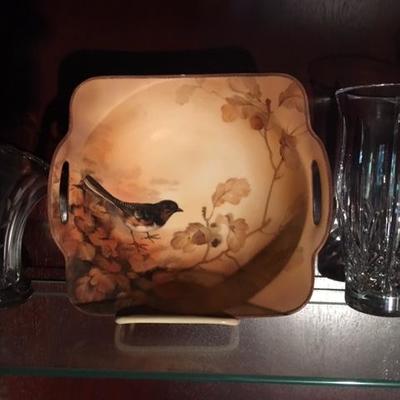 Noritake Nippon Hand Painted Bird Bowl
