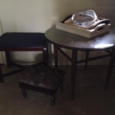 Table Bench and Stool