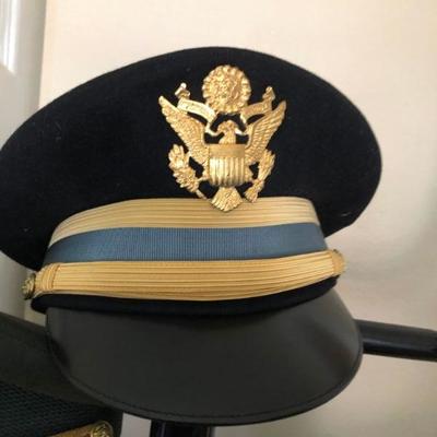 Vintage military officer dress hat