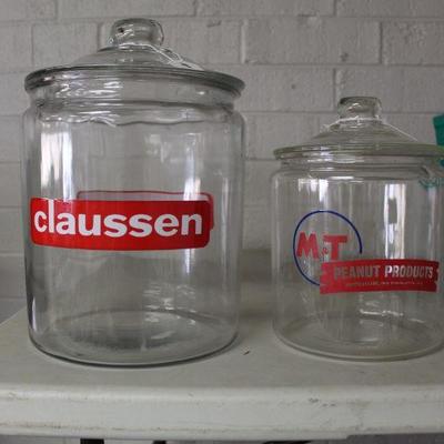 CLAUSSEN GLASS JAR WITH LID