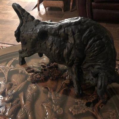  Schlitz  Beer Bull approx 22â€ long with Markings
