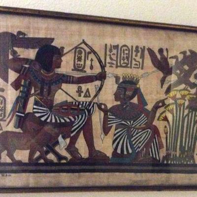 MCC013 Vintage Egyptian Painting 