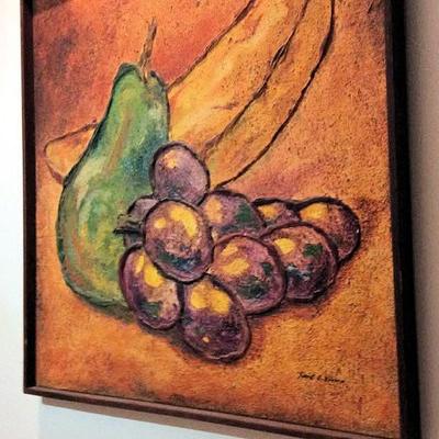 MCC004 Framed Vierra Original Fruit Painting