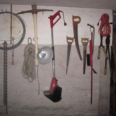 Man Cave Of Tools/Ladders/Gardening 