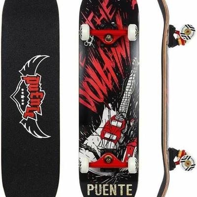 PUENTE Skateboards for Adults and Kids Beginners, ...