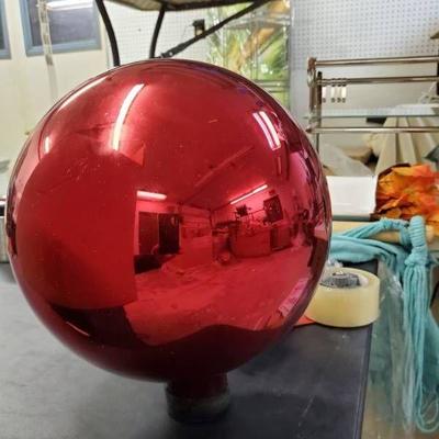 Lily's Home Glass Gazing Ball Mirror Ball Garden B ...