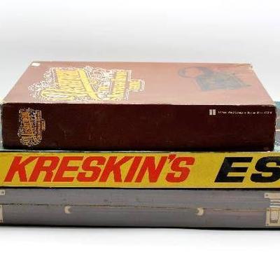 Three Vintage Board Games from 60s to 80s