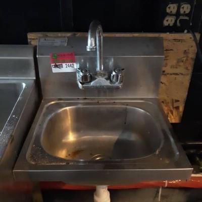 4 Compartment Sink With Two Drain Boards And Back ....