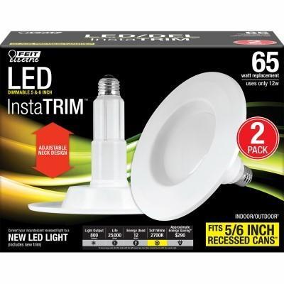 (2-Pack) 65W Equivalent Soft White R20 Dimmable In ...