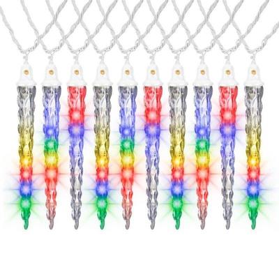 LightShow 10-Light OmniFunction Multi-Color Icicle ...