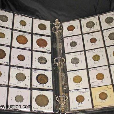  Book of 3 Pages of Foreign Coins 