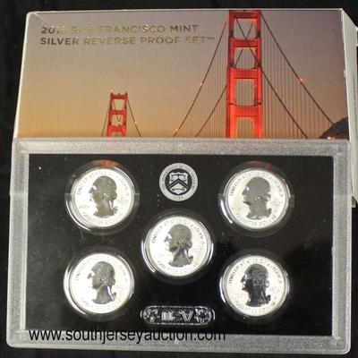  U.S. 2018 San Francisco Mint Silver Reverse Proof Set 
