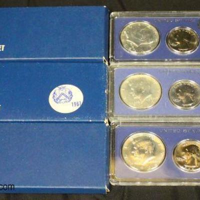  Group of (2) 1966 and 1967 United States Special Mint Set 