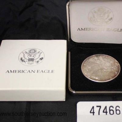  2002 Silver American Eagle Dollar 