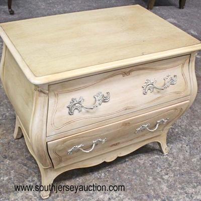  Oversized French Style “Henredon Furniture” 2 Drawer Bombay Night Stand 