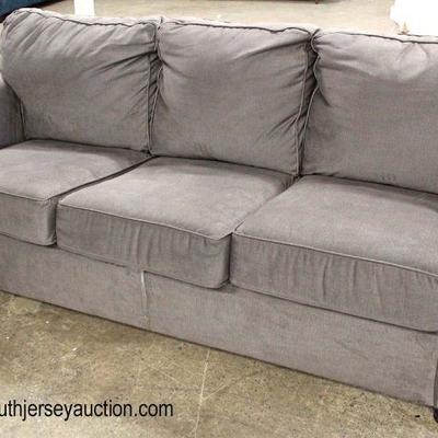  NEW Grey Upholstered Sleeper Sofa 