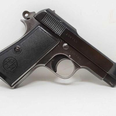 410: Beretta M1935 7.65mm Semi-Auto Pistol with Magazine
Serial number: 498166 Barrel Length: 3