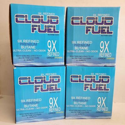 5587: 4 Cases of 9X Refined Cloud Fuel Butane Gas
Each case includes 12 cans. Approx 48 cans of butane
OS14-143537.4