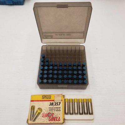 536: =Mixed lot of 357 and 38 special
Approx 39 rounds of 357 and 146 rounds of 38 special