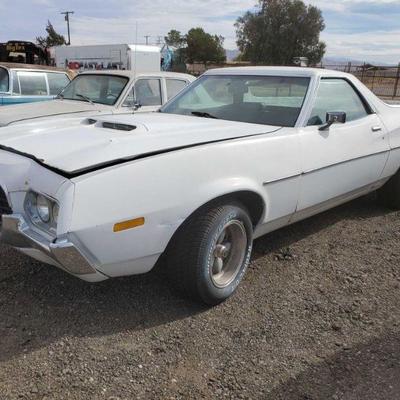 1972 Ford Ranchero
2A47H114527

California title in hand 
DMV fees: $488 and $70 doc fees 
