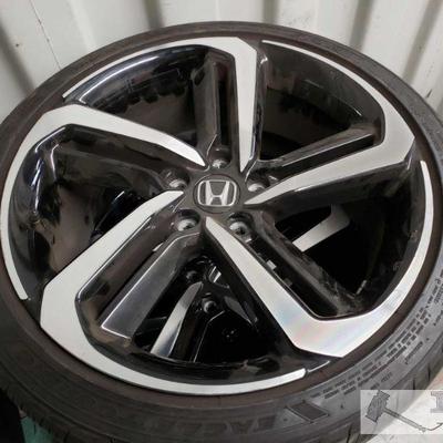 9504: 4 Honda Factory Rims and Tires
Honda Factory Rims and Tires Tire size: 235/40R19 Rims size: 19