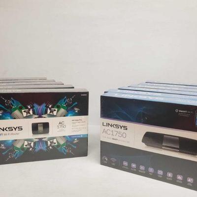 5556: 11 Linksys Wifi Routers
11 Linksys Wifi Routers. Model number- EA650p
OS14-090870.10