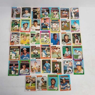 5553: 39 Baseball Cards
39 Baseball Cards from teams: Dodgers, Braves, Giants, Tigers, Astros, A's and more!!
OS15-167259.17

